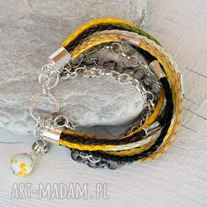 handmade bransoletka z rzemienia b801