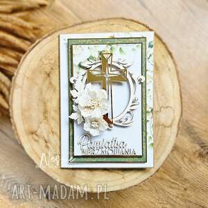 pamiątka bierzmowania, kartka beż prezent na bierzmowanie