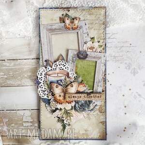 kartka always together na prezent z życzeniami