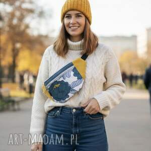 Nerka niebieskie piwonie, saszetka, kwiaty