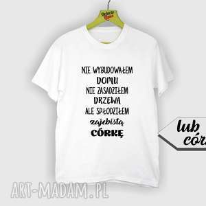 ręcznie robione koszulki koszulka z nadrukiem dla taty, tata, super tata, najlepszy