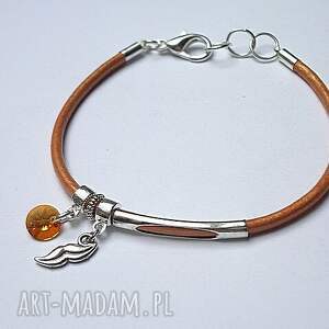 handmade orange leather