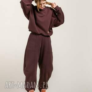 Hot Chocolate - czekoladowy komplet dresowy basic, brązowe dresy