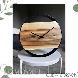 cuda z drewna gotowy zegar 35 cm - deska orzecha wyprzedaż, dom, prezent, loft