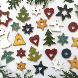 dekoracje świąteczne zestaw 25 zawieszek choinkowych zawieszki choinkowe