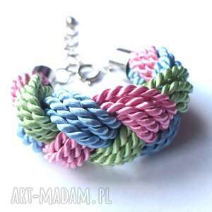 ręcznie zrobione knot! Collection - colorful plait