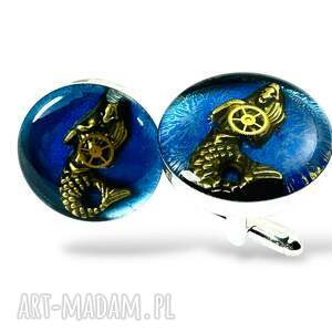 Prezent - SYRENKA WAWA (BLUE) spinki do mankietów