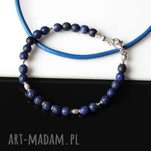 handmade lapis lazuli - bransoletka