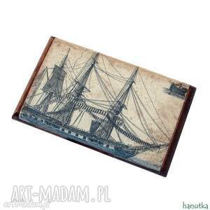 żeglarz - wizytownik, etui na karty płatnicze - hanutka