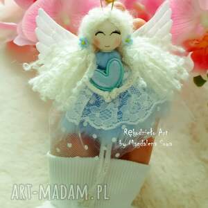 Aniołek Zawieszka Na prezent, anioł - stróż