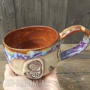 kubek ceramiczny - sowa c917, ceramika na prezent niej mamy kamionka