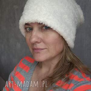 czapka milutki miś ciepła na podszewce, super na zime miękka