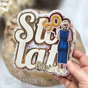 kartka urodzinowa z personalizowaną postacią - personalizowana kartka, jubileusz