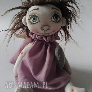 handmade lalki anioł marysia - ręcznie wykonany