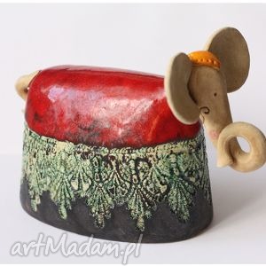 ręcznie wykonane ceramika słoń ceramiczny 1