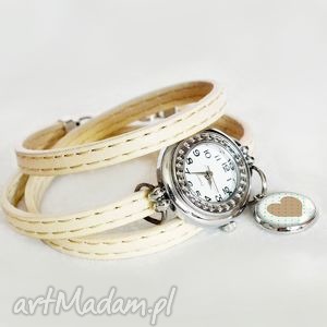 handmade zegarki elegancki zegarek bransoletka: serduszko