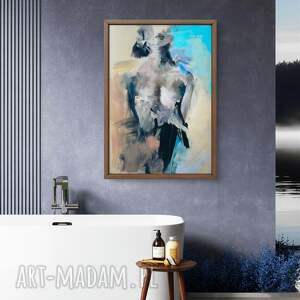 lady 60x90, kobieta plakat, obrazy do salonu, do sypialni, duży obraz, grafika