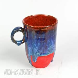 handmade ceramika wysoki kubek ceramiczny | | kubek do late macchiato | 350ml / 12