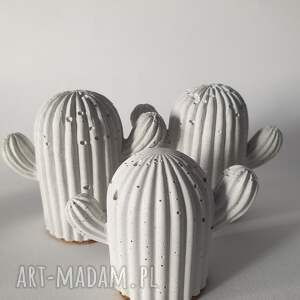 handmade dekoracje kaktus - betonowa ozdoba