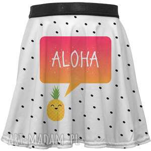 handmade spódnica dla dzieci ze wzorem aloha