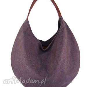 handmade na ramię sack violet