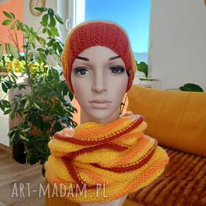 Prezent Komplet czapka i komin, na zimę