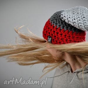 czapka triquence 10 - czerwona - LaCzapaKabra