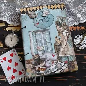 alicja w krainie czarów pamiętnik notes