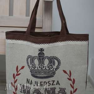 handmade torba, dla najlepszej mamy"