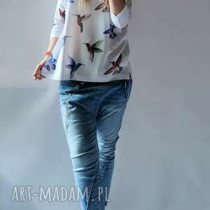 letni sweterek oversize - Bellafeltro ubrania swetry