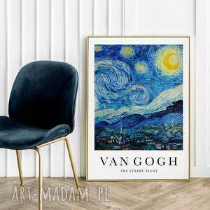 plakaty van gogh the starry night - plakat 50x70 cm