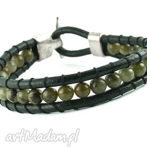 handmade snake wrap: labradoryt unisex