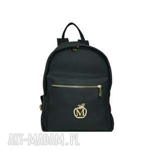 manzana duży plecak szkolny A4 czarny, wygodny, modny, sportowy