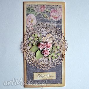 handmade scrapbooking kartki ślubnie