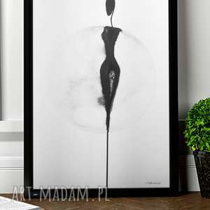 styl skandynawski minimalizm, obraz czarno-biały 30x40 plakat