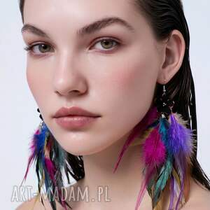 dlugie kolczyki pióra fo dam, et, bo fr