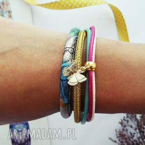 ilovehandmade bransoletka malaysia zawieszka, motyl, motylek