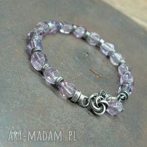 Ametyst - bransoletka 017, modna