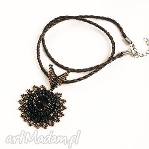 handmade naszyjniki naszyjnik beading black widow