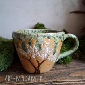 kubek ceramiczny - drzewa drzewem, prezent, duży