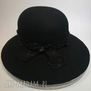 ręczne wykonanie kapelusze czarny kapelusz