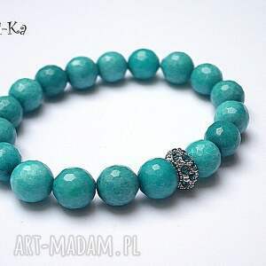 handmade turquoise and crystal