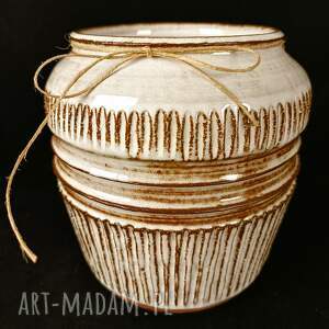 handmade ceramika donica ceramiczna/wazon ceramiczny, toczone na kole garncarskim