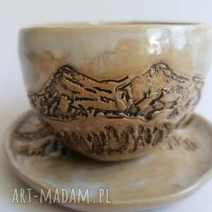 handmade ceramika komplet górski 5