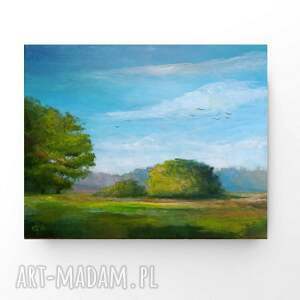 Wiosenny obraz akrylowy na płótnie 40x50 cm