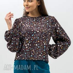 SILA FLOWERS, bluza damska, bluzka - szerokim rękawem