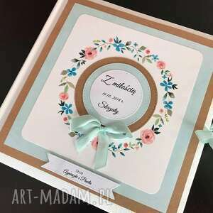 ręcznie robione scrapbooking albumy album na zdjęcia - ślub, chrzest