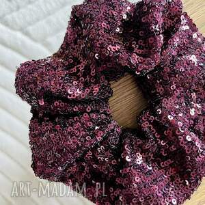 Time to Shine - deep wine / scrunchie zero waste