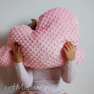 handmade dla dziecka poduszka różowa chmurka