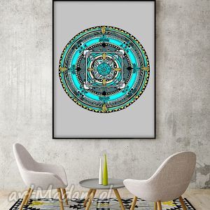 pod choinkę prezenty, mandala A1, plakat, etno, łapacz, sny